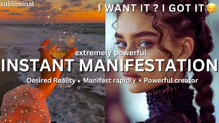 I DON'T CHASE I ATTRACT ✨ INSTANT MANIFESTATION SUBLIMINAL (I want it? I GOT IT) powerful subliminal