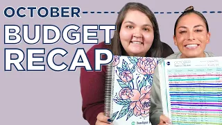 OCTOBER 2021 BUDGET RECAP | Paycheck Budget + Budget Tips