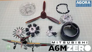 Agora Models Build the Mitsubishi A6M Zero Fighter - Pack 1 - Stages 1-5