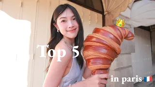 TOP 5 Croissant in PARIS 🥐✨🇫🇷 全法国最好吃的可颂