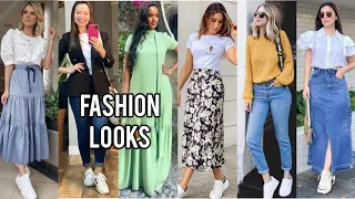 OUTFITS FASHION MUJER 2024 / IDEAS LOOKS CASUAL FACIL