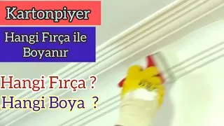 Kartonpiyer Hangi Fırça ile Boyanır