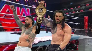 WWE 23 April 2024 Roman Reigns Returns & Help Jey Uso Wins World Heavyweight Championship Highlights