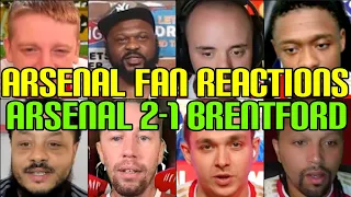 ARSENAL FANS REACTION TO ARSENAL 2-1 BRENTFORD | FANS CHANNEL