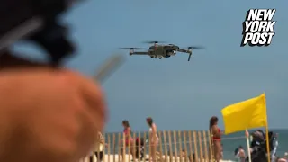 Dozens of shark-monitoring drones sent to NY beaches after 5 recent attacks