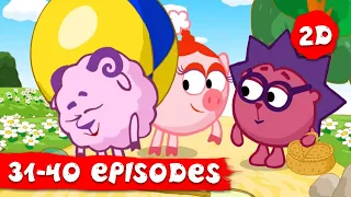 KikoRiki 2D | Full Episodes collection (Episodes 31-40) | Cartoons for Children