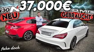 GEBRAUCHT oder NEU? MERCEDES CLA 45 AMG 2016 vs. HYUNDAI i30 N Performance Fastback 2019 | Fahr doch