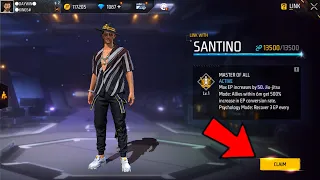 FREE LINK 🔗 SANTINO CHARACTER 🔥 FREE FIRE