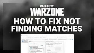 Warzone – How to Fix Not Finding Matches in Warzone! | Complete Tutorial