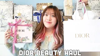 Dior Beauty Unboxing: Miss Dior, Jadore Bracelet, Makeup Pouch, Chanel Lipstick Keychain, & More