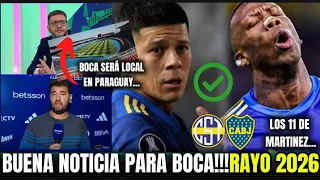 🟡🔵🟡Excelente Noticia para Boca!!!Renovó ADVINCULA!!!Boca local en Paraguay!!! los 11 de Martinez