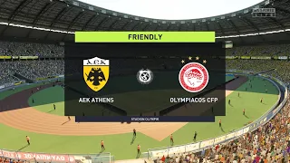 FIFA 22 | AEK Athens vs Olympiacos - Stadion Olympik | 17 May 2022 | Gameplay