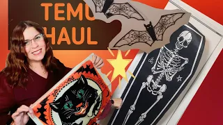 TEMU Haul! Fun item plus some amazing Halloween finds!