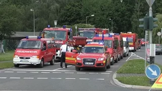 Feuerwehrbereitschaft 1 RP Köln (Aachen/Heinsberg) zur überörtlichen Hilfe nach Wesel