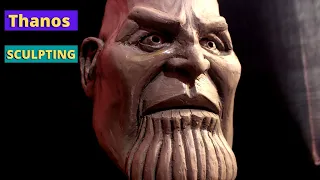 Avengers thanos sculpting |timelapse |marvel