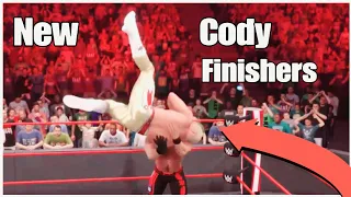 WWE 2K22 Cody Rhodes New Finishers Moves Updated Move-Set