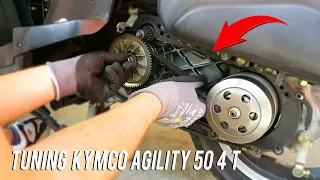 Tuning KYMCO Agility 50 4 T (Skidanje blokade KYMCO Agility 50 4 T)