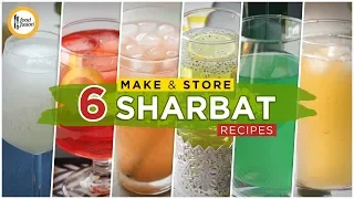 Top 6 Make & Store Sharbat Recipes By Food Fusion (Iftar Drinks)