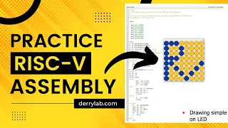 RISCV Assembly Tutorial: Practice with LED and Switch on Simulator