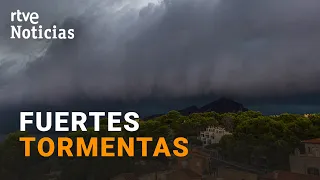 VARIOS HERIDOS por el temporal de LLUVIA, VIENTO y GRANIZO que sacude al MEDITERRÁNEO | RTVE