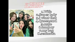 ♧~(G)I-DLE Playlist~♡Джи айдл плейлист с песнями 💓