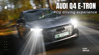 2023 Audi Q4 Sportback E-TRON POV DRIVING + Overview 4K #004 ASMR