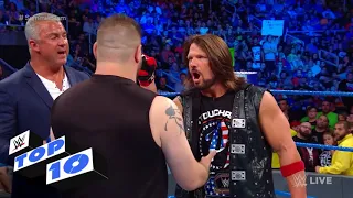 Top 10 SmackDown LIVE moments WWE Top 10, june . 10 . 2018