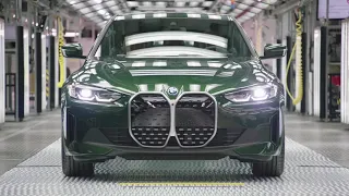 Production of the first-ever BMW i4 at BMW Group Plant Munich - Assembly