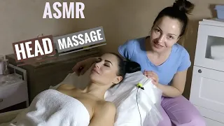 ASMR head massage without oil