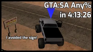 I finally finished a run! | GTA:SA Any% Speedrun in 4:13:26