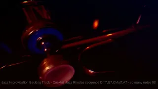 Cool Cocktail Neo Jazz Backing Track for Improvisation practice 75bpm