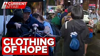 Long queues for free clothes in Sydney | A Current Affair