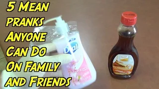 5 Mean Pranks Anyone Can Do At Home- HOW TO PRANK (Evil Booby Traps) | Nextraker
