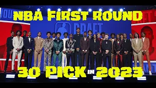 Nba Draft 2023 First Round  complete 30 Pick Rookie