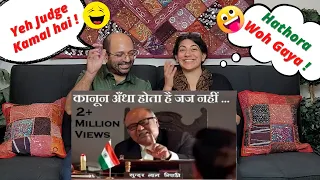 Jolly LLB Judge Sunder Lal Tripathi Funny Scenes 🤣🤣| Indian American Reactions !