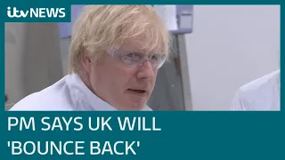 Boris Johnson says UK will 'bounce back' after coronavirus lockdown shrinks economy | ITV News