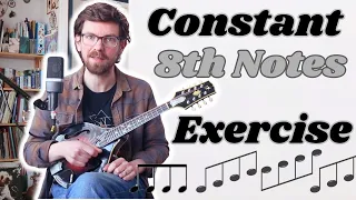 Constant 8th Notes Exercise - Improve your Right Hand technique - Mandolin lesson