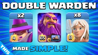 New DOUBLE WARDEN WALK = SUPER POWERFUL! TH15 Attack Strategy | Clash of Clans