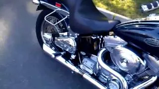 2002 Harley FXST with 2 into 1 hooker header