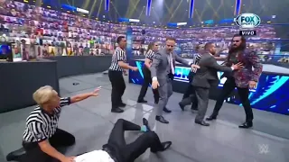 Seth Rollins ataca a Cesaro - WWE Smackdown 21/05/2021 (En Español)