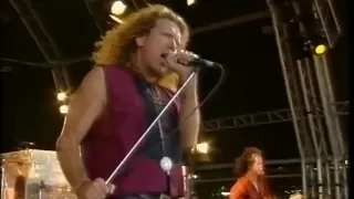 In The Evening. Page and Plant at  Glastonbury 95