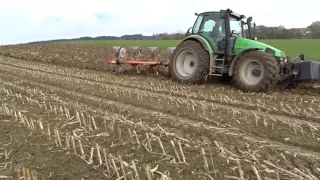 Pflügen 2016 (Deutz Fahr Agrotron 150)