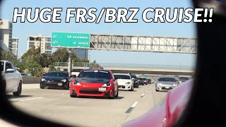 FRS/BRZ/GT86 Group Takeover The Freeway!