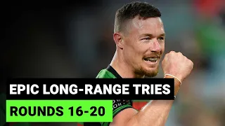 The best NRL long-range tries so far | Rounds 16-20, 2022 | Part 1