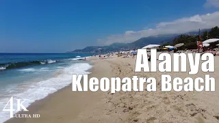 【4K】Alanya 2022 Kleopatra Beach [season open]