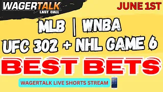 Today's Best Bets: UFC 302 | NHL Playoffs | WNBA | MLB Picks | Last Call: June 1st