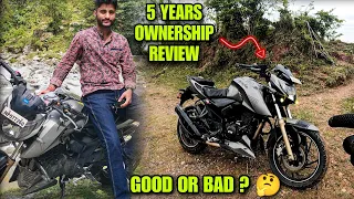 5 years Ownership Review of Apache rtr 200 😳 | Long Term Review