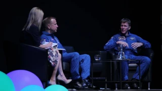 Astronauts Tim Peake and Tim Kopra Q&A with Sarah Cruddas