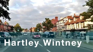 4K | Driving to Hartley Wintney