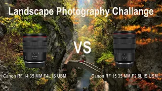 Canon RF 14-35MM F4 vs RF 15-35MM F2.8 - Landscape Photography Challenge